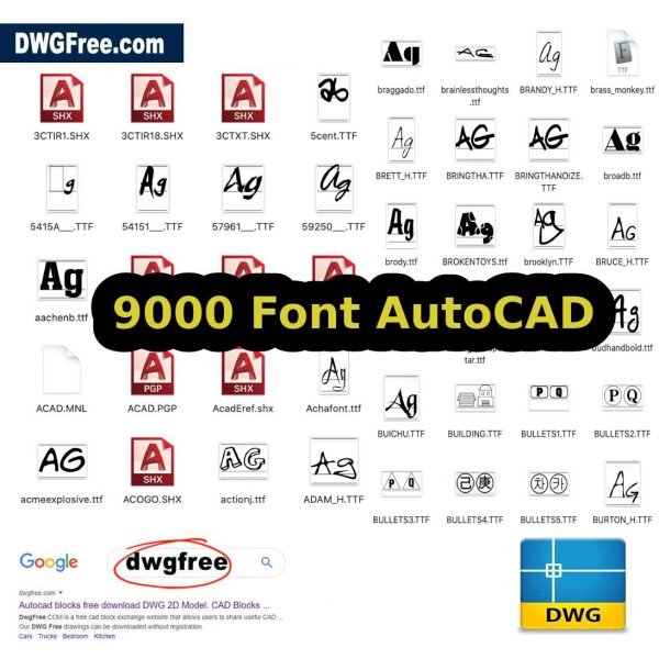 download autocad font shx ttf free