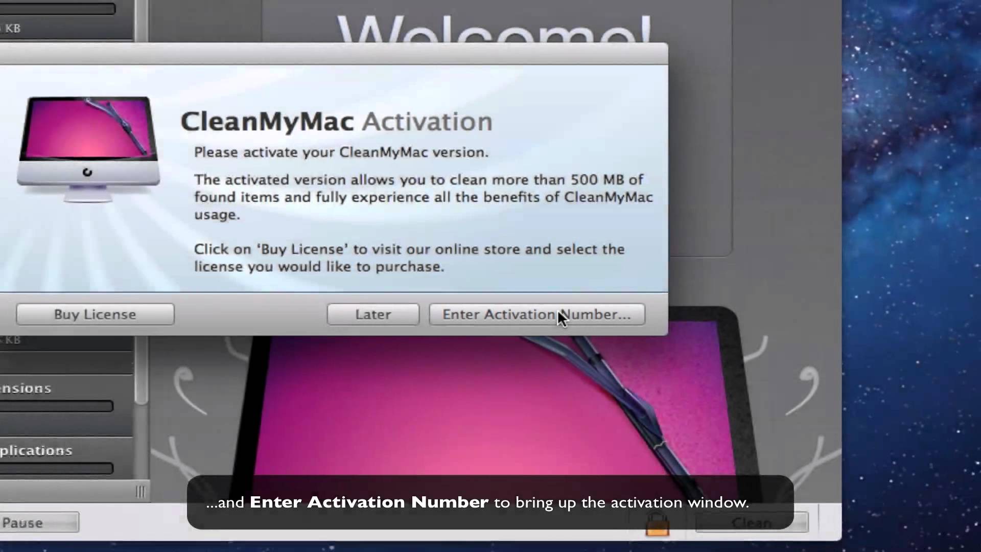 wincleaner 25 digit activation number